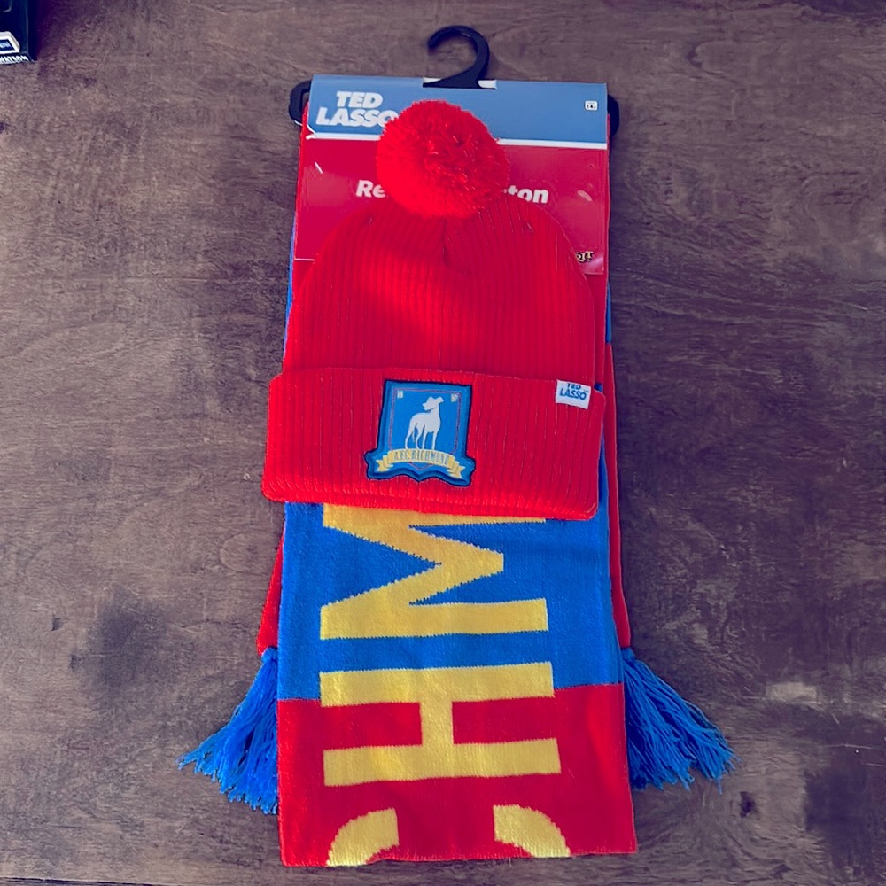 New Ted Lasso Rebecca Welton AFC Scarf Hat Costume